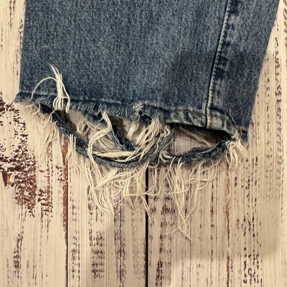 Levi’s ’94 Baggy Ripped High Rise Straight Jeans Raw Hem W31 - Picture 10 of 14